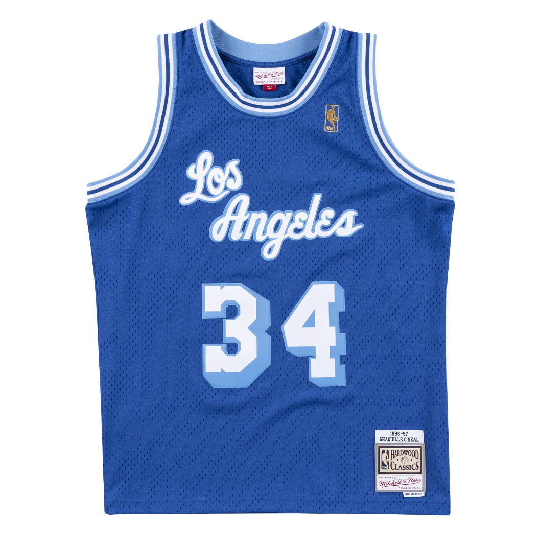 M&N Los Angeles Lakers Shaquille O'Neal Swingman Jersey (1996-97/Alt)